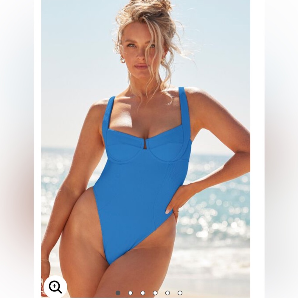 NWT CAMILLE KOSTEK SHE'S ICONIC UNDERWIRE ONE PIECE
